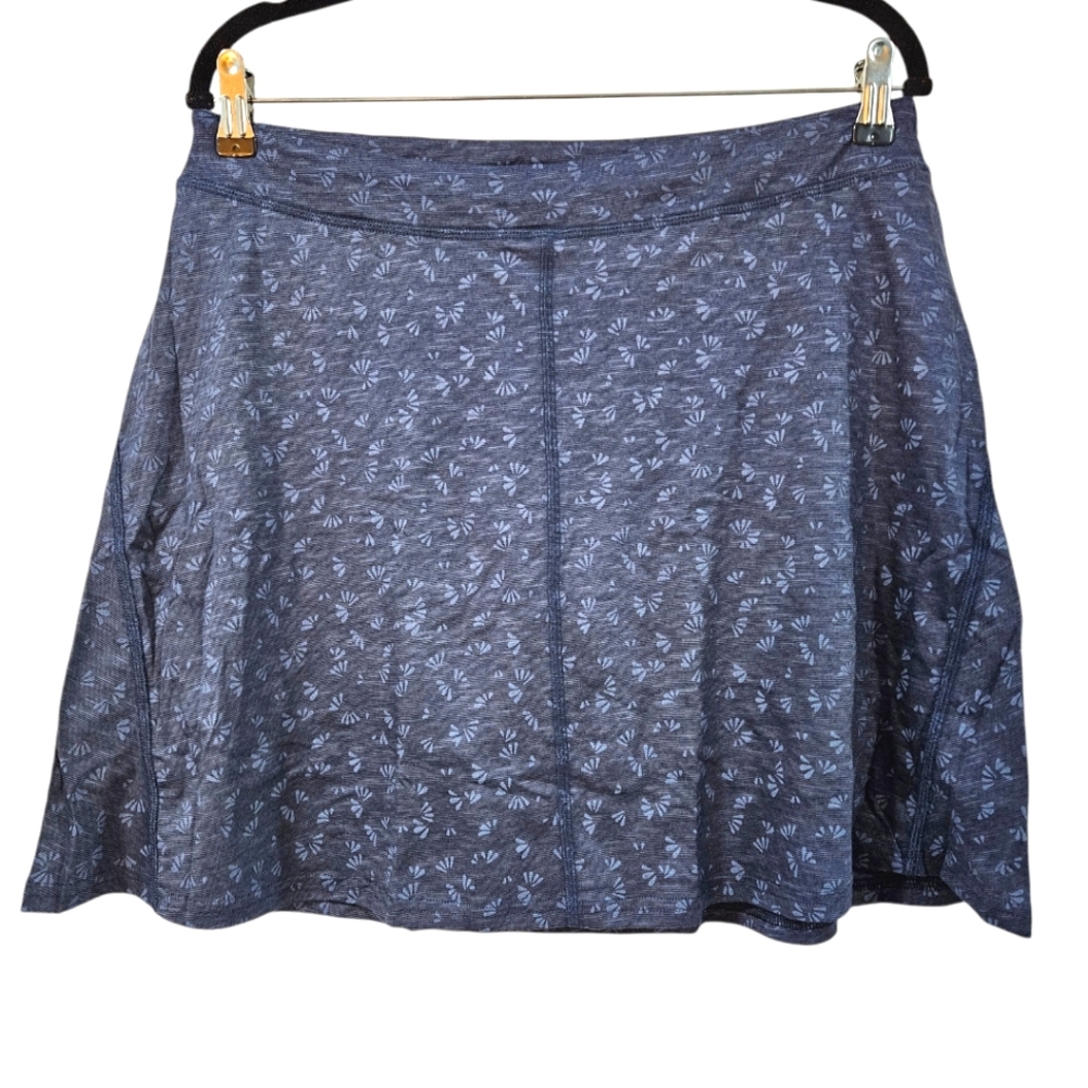 Toad&Co. Blue Patterned Skort